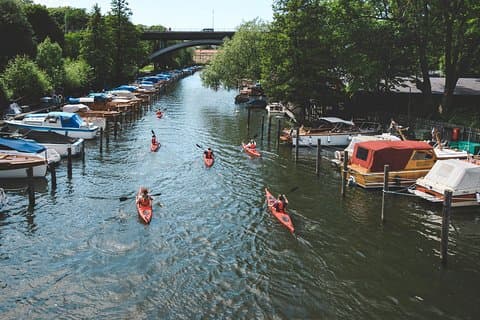 Self-Guided Kayak Adventure In Central Stockholm (One-man kayak)