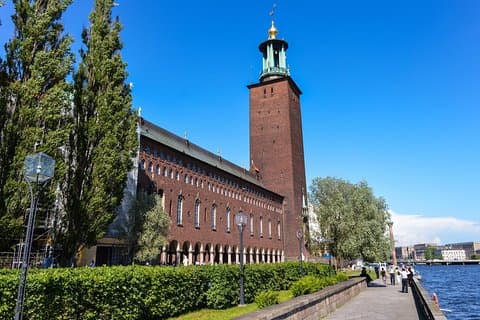 Stockholm Private Shore Excursion: City Hall and Vasa Museum