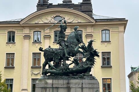 St. George and the Dragon Gamla Stan Sweden