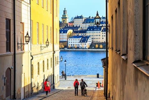 Old Town View from Södermalm District
