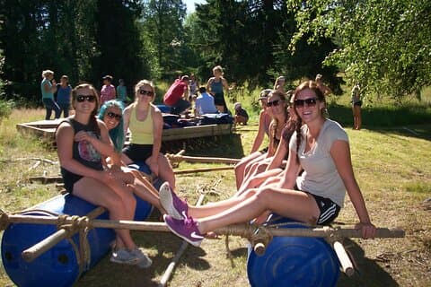 Raft Building from Basics for Families and Groups