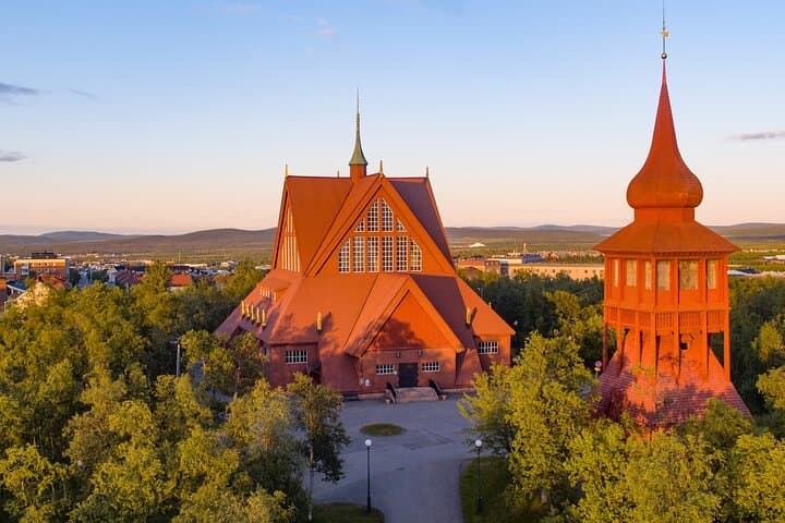 Kiruna Church. Included in the City Move