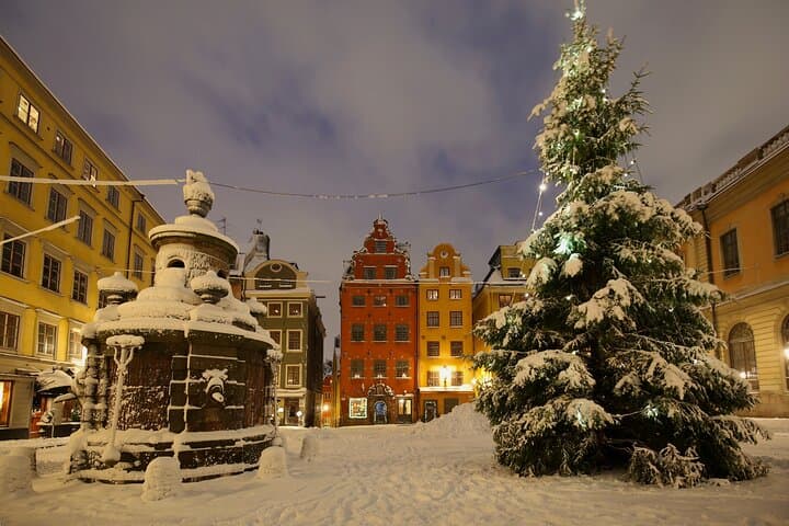 Private Christmas Walking Tour in Stockholm Old Town
