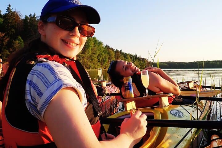 Stockholm Archipelago Sunset Kayaking and Fika tour
