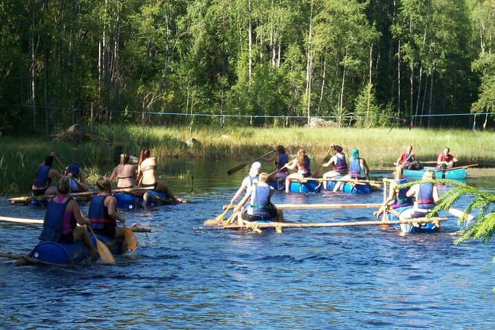 Raft Building from Basics for Families and Groups