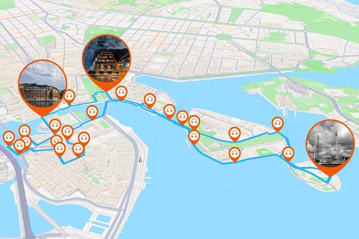 GPS Audioguide app: From Gamla Stan to Vasa Museum (Offline).