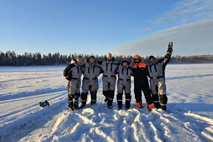 Snowmobile and Ice Fishing Experience