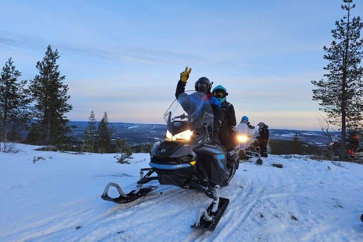 Snowmobile Safari Through Swedish Wilderness