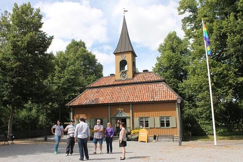 Sigtuna Town Hall on Viking History Tour from Stockholm.