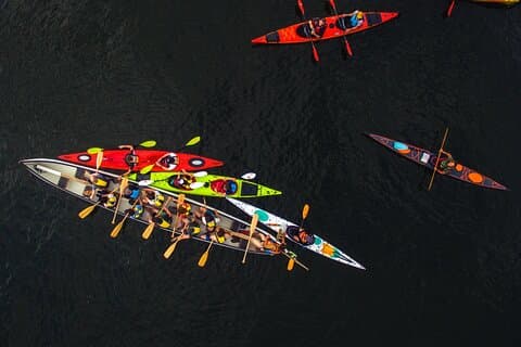 Big Canoe guided tour in Stockholm Archipelago
