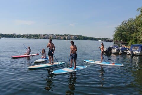 Stand up Paddling in Central Stockholm