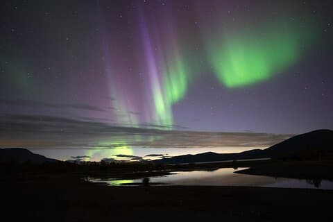 Aurora over Torne River