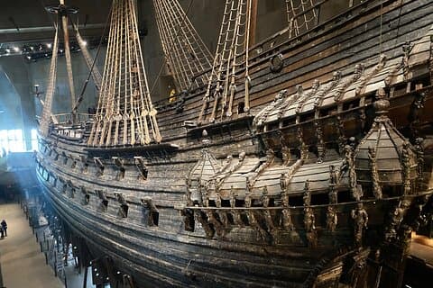The Vasa ship from 1628