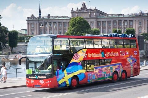 Hop-On Hop-Off Bus and Boat Ticket in Stockholm
