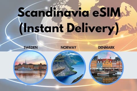 Scandinavia eSIM (Instant Delivery)