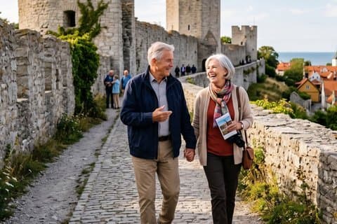Private Romantic Architectural Walk in Visby
