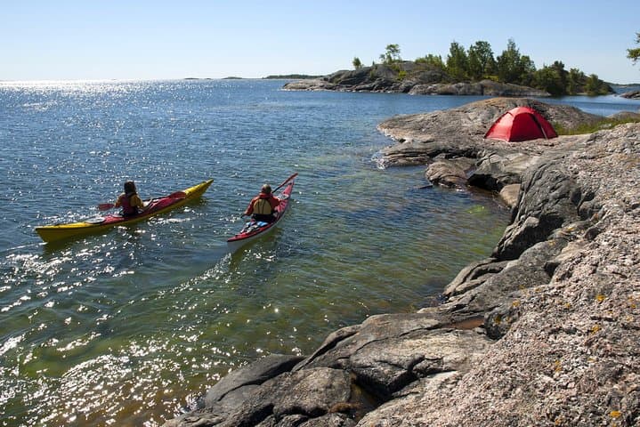 Kayak in the archipelago