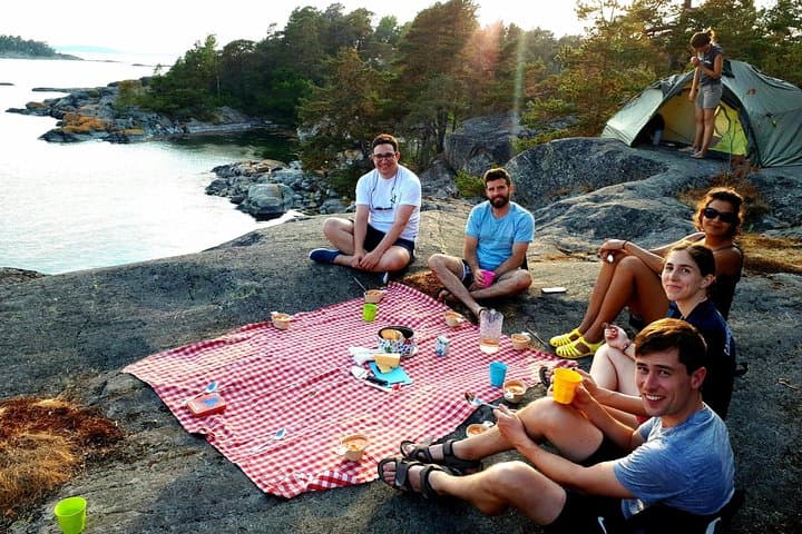 Enjoying a delicious, freshly prepared meal together