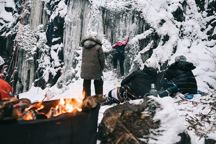 Ice climbing in Sälen