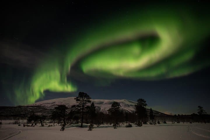 Aurora Borealis (Northern Lights) in Swedish Lapland