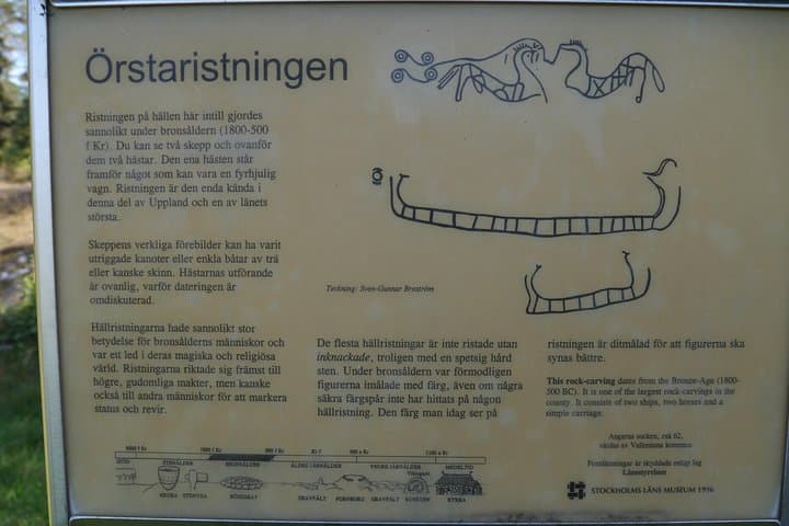 bronze age carving at Örsta