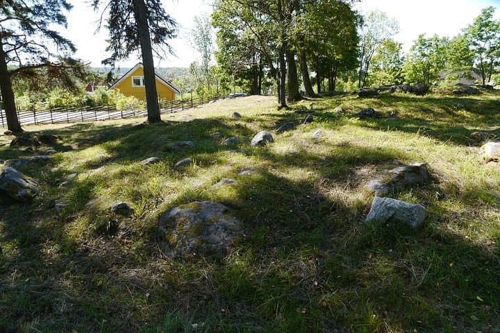 Bronze age grave field.