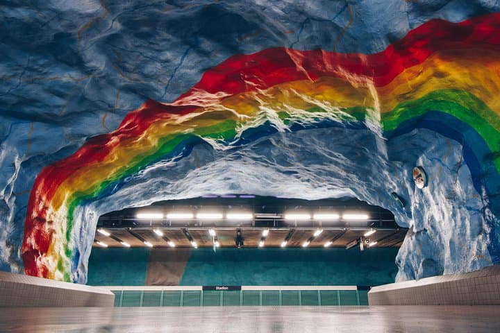 Stockholm: Underground Metro Art Ride with a Local