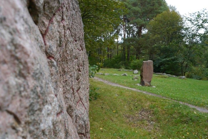 parts of the two runstones.