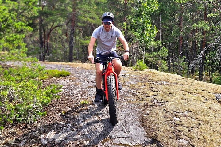 Stockholm Fat Bike Forest Adventure with Lunch and Sauna