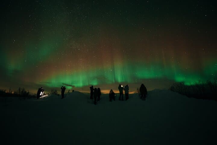 From Kiruna: Aurora Snowmobile Adventure