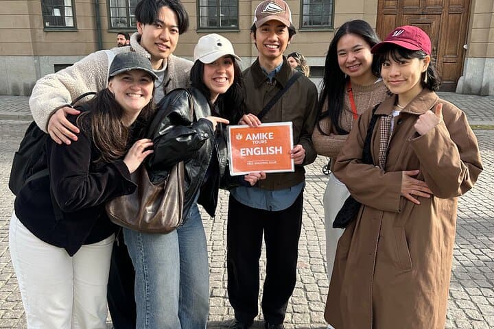 Happy travelers enjoying the Old Town tour experience.