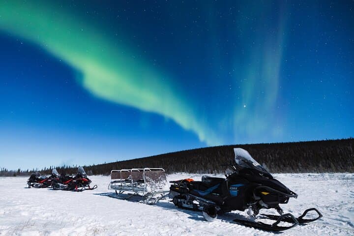 From Kiruna: Aurora Snowmobile Adventure