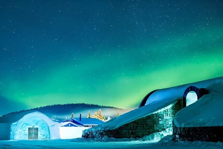 From Kiruna Icehotel Sami Reindeer Museum and City Tour