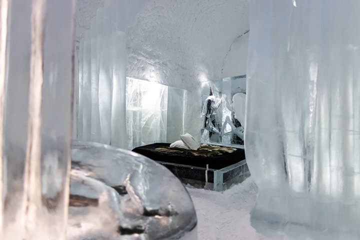 From Kiruna Icehotel Sami Reindeer Museum and City Tour