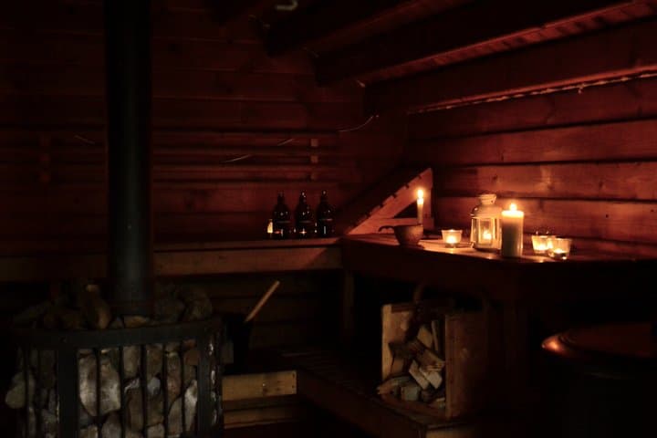 Kiruna Private Sauna Experience with Lapland Delicacies