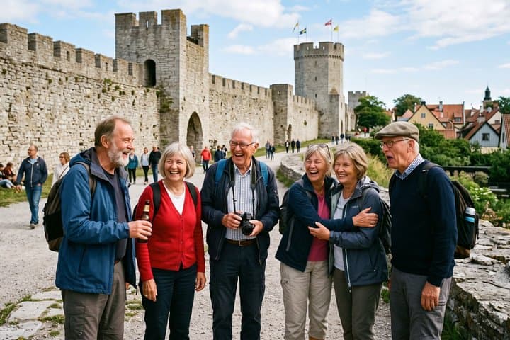 Private Walking Tour in Visby: Historic Town Wall & Museum