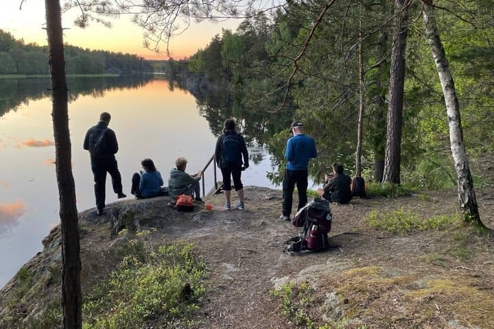 Stockholm: Sunset Hike in Tyresta National Park with Meal