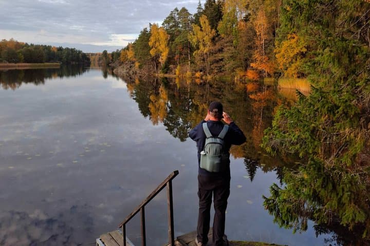 Stockholm: Sunset Hike in Tyresta National Park with Meal