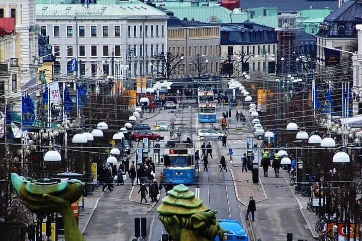 Gothenburg Self Guided Walking Tour Avenyn to Haga Audio Quiz